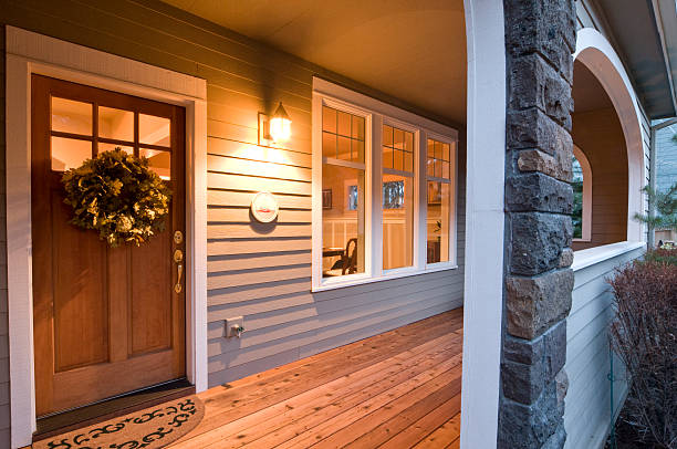 well lit home